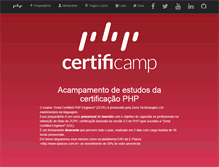 Tablet Screenshot of certificamp.com